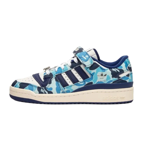 Adidas Forum Low 84 x BAPE 30th Anniversary ''Blue''