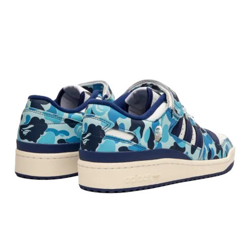 Adidas Forum Low 84 x BAPE 30th Anniversary ''Blue''