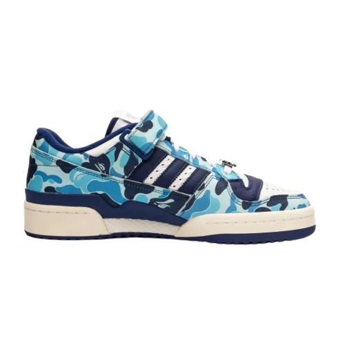 Adidas Forum Low 84 x BAPE 30th Anniversary ''Blue''