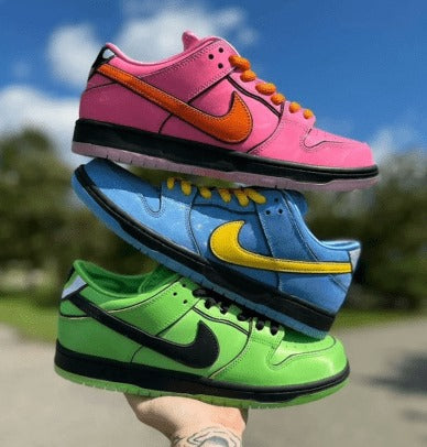 Nike Dunk SB x The Powerpuff Girls PACK